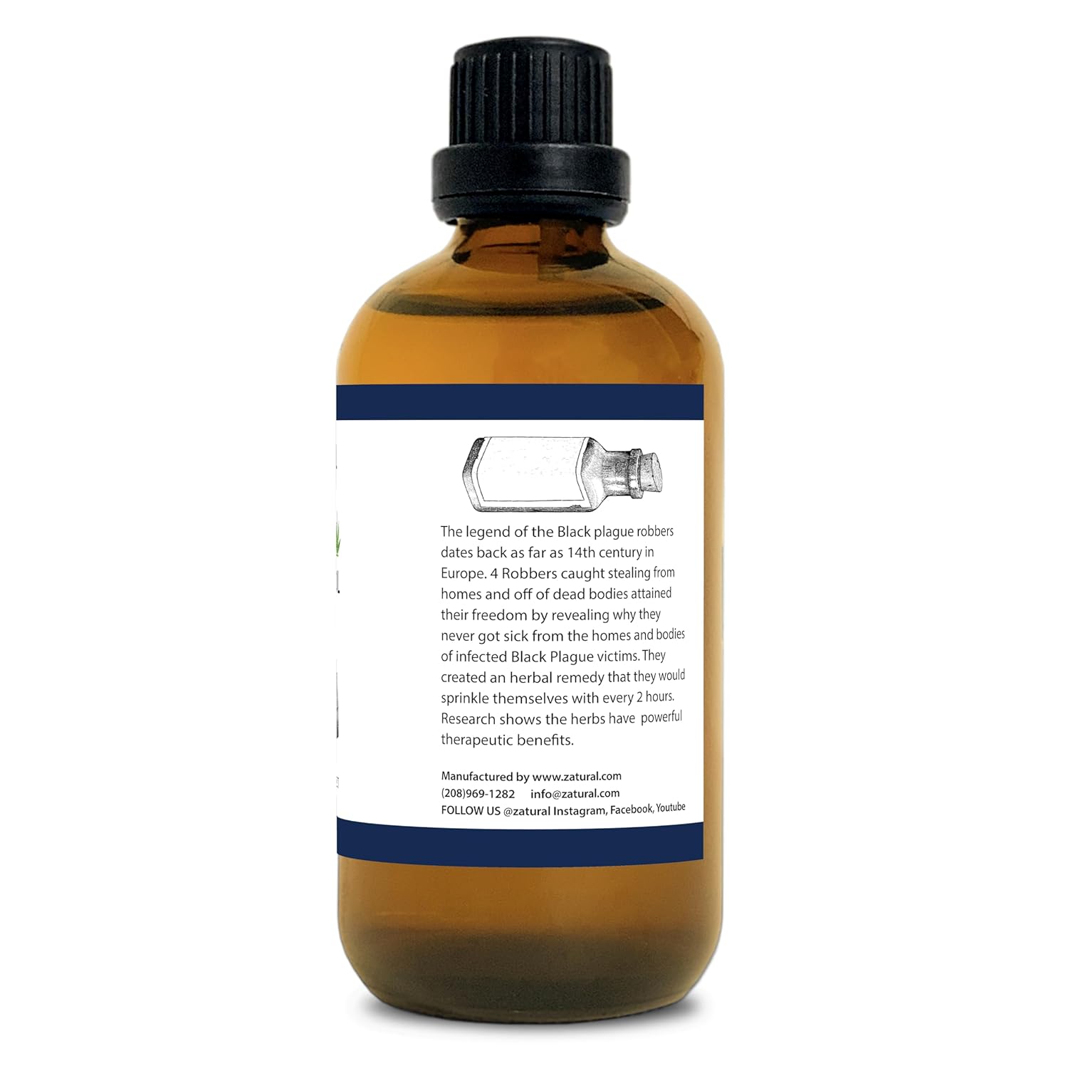 Hemp Essential Oil Blend - Hemp, 100% Pure undiluted Essential Oils of: Clove Bud, Lemon, Cinnamon Bark, Peppermint, Eucalyptus, Rosemary, Thyme (4oz)