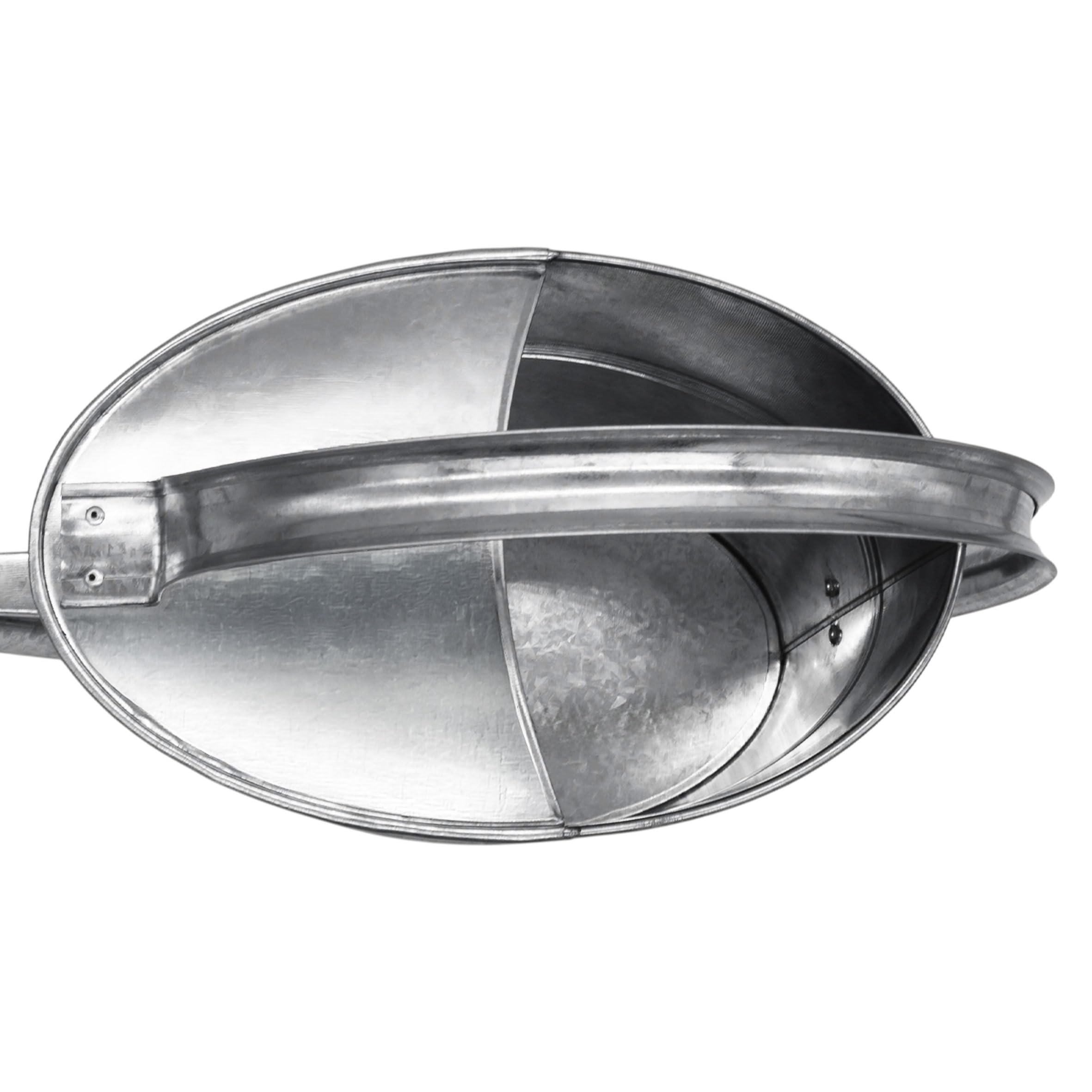 Regadera de jardín galvanizado 10 L, interior y exterior, metal con cabezal de ducha desmontable, zinc nostálgico resistente a las inclemencias del tiempo