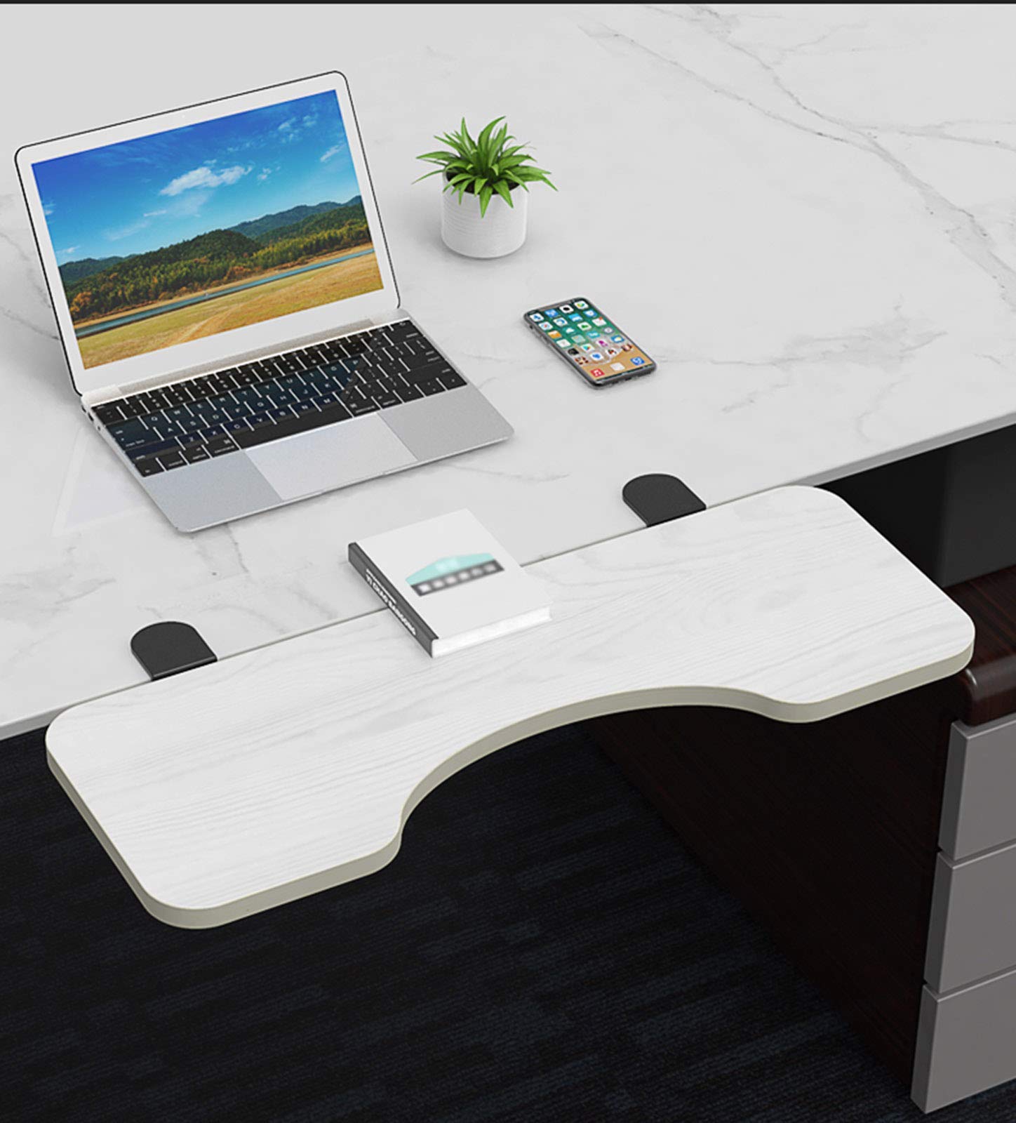 Buy Keyboard Tray,Stand up Desk Store Compact Adjustable Keyboard Tray