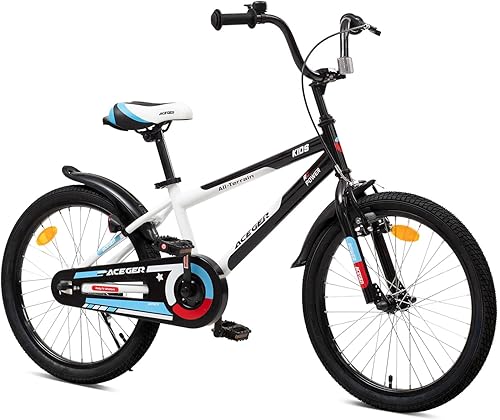 Miniatura 8 de ACEGER Simon - Bicicleta infantil para niños y niñas, unisex, para niños de 3 a 13 años, bicicleta para niños de 12, 14, 16, 18 pulgadas, con ruedas