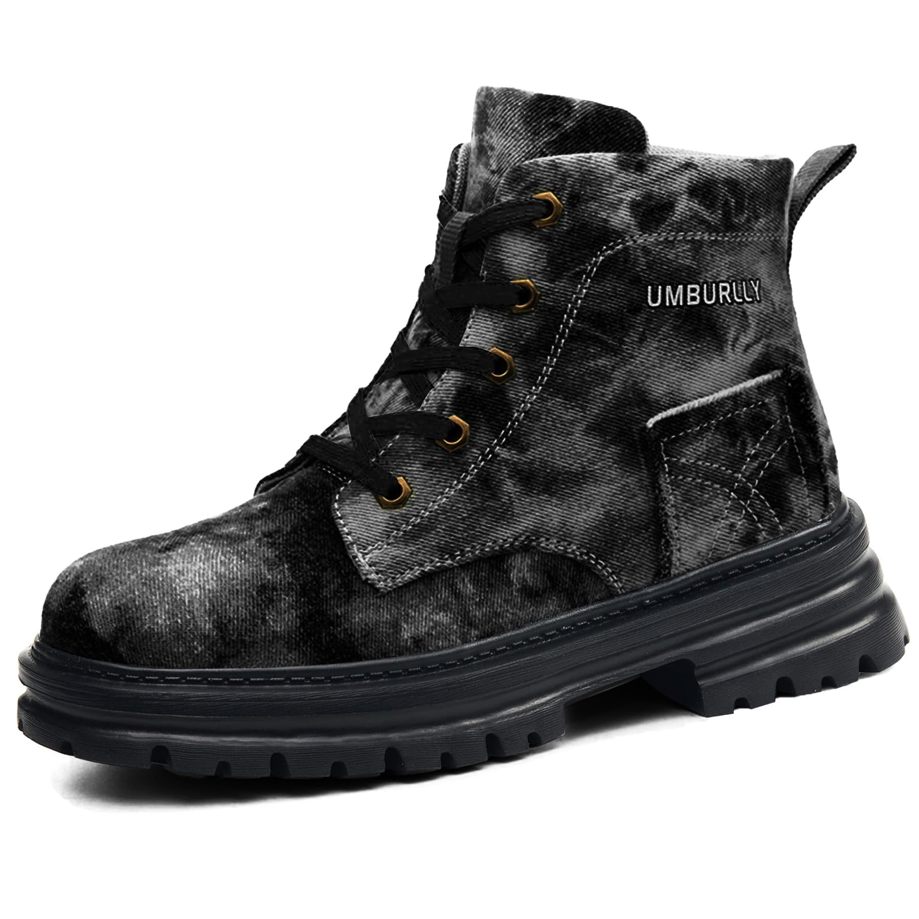 Hogent Steel Toe Boots for Women Men - Lightweight Breathable Work Boots