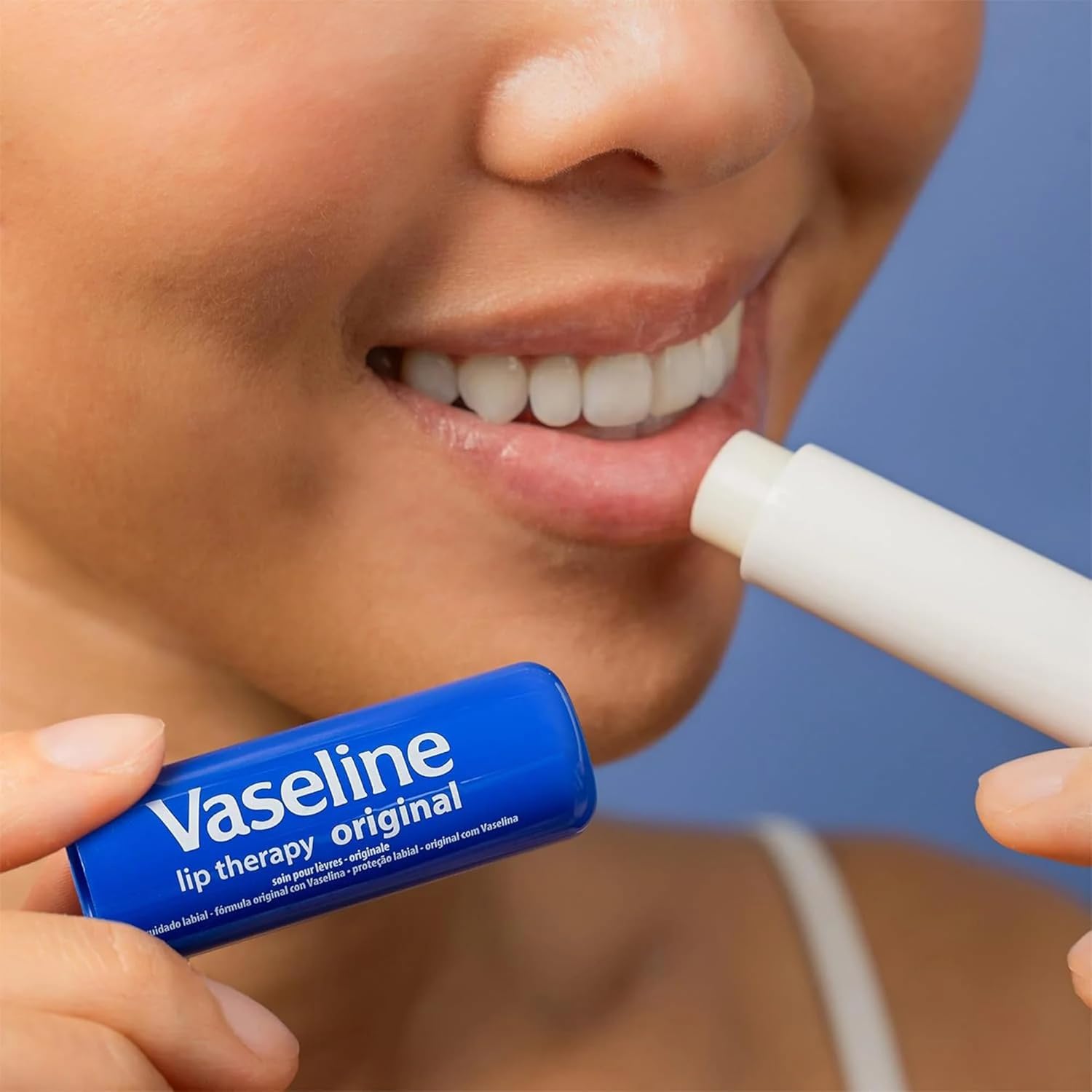 Vaseline Lip Therapy Bulk Lip Balm Rosy Lips & Original 12-Packs, 24 Sticks Total, 0.16 Oz Ea