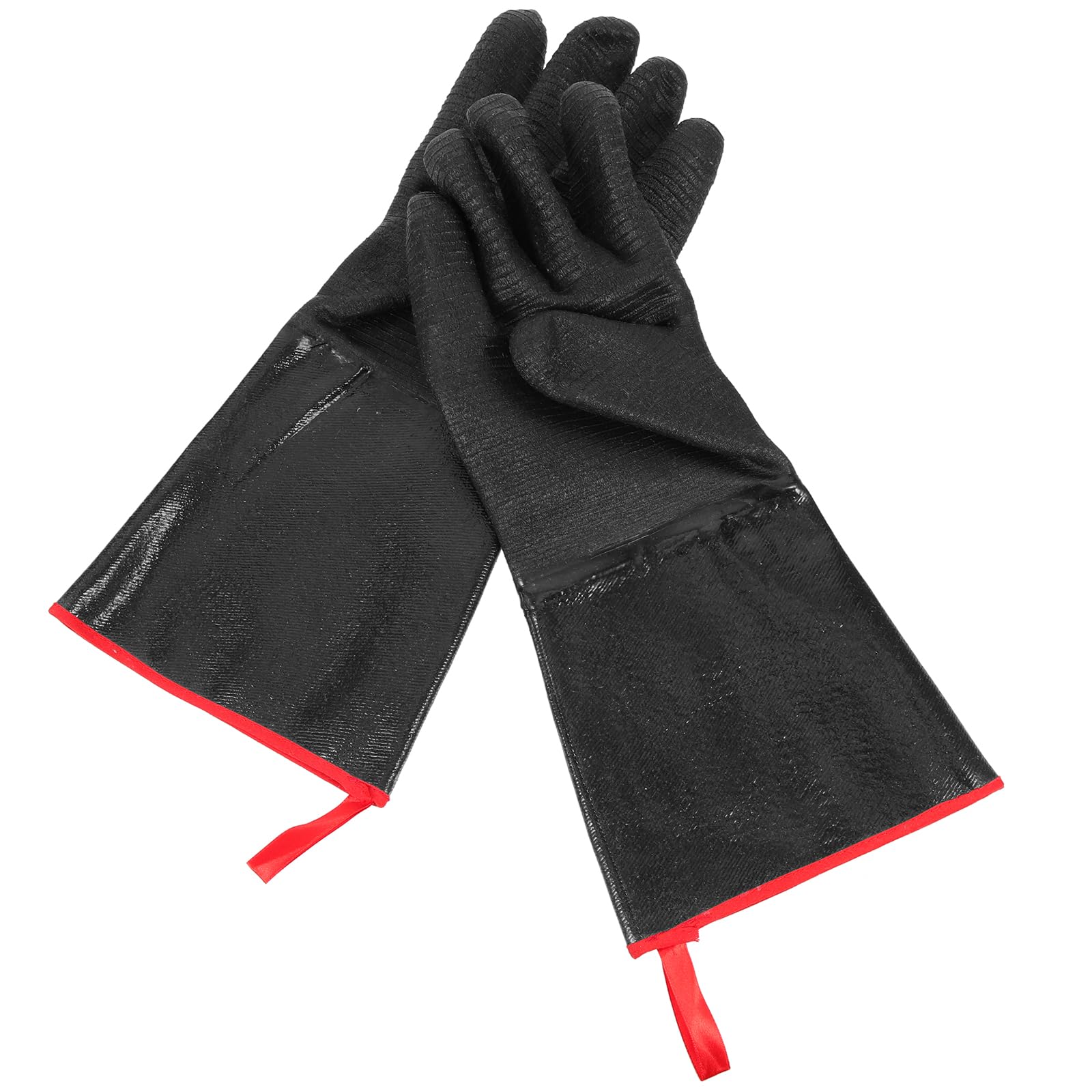 Guanti da Forno 1 Paio in Neoprene Neri Resistenti al Calore | Antitaglio e Antiscivolo, per Forno e Stufa, Design Protettivo per Uso Cucina e Griglia