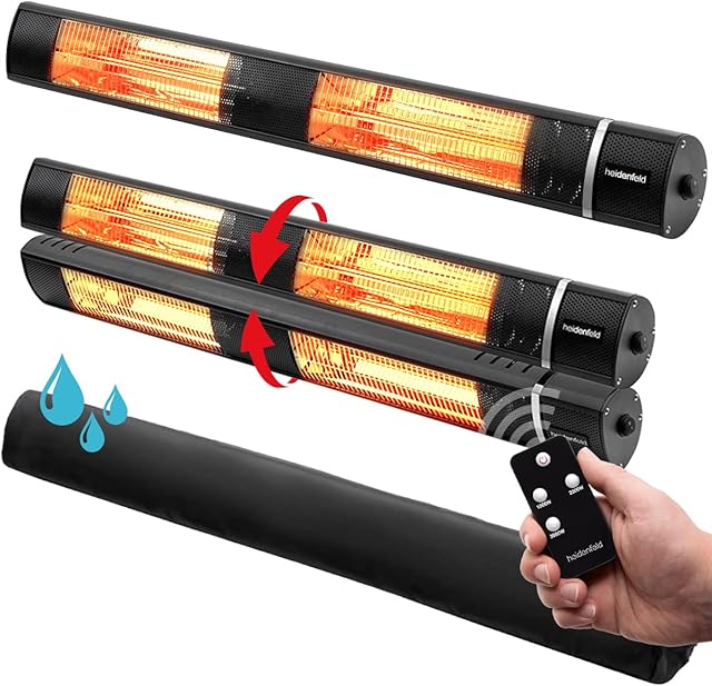 Heidenfeld Heidenfeld IH110 3000W Infrarot Heizstrahler mit Fernbedienung — Heizpilze