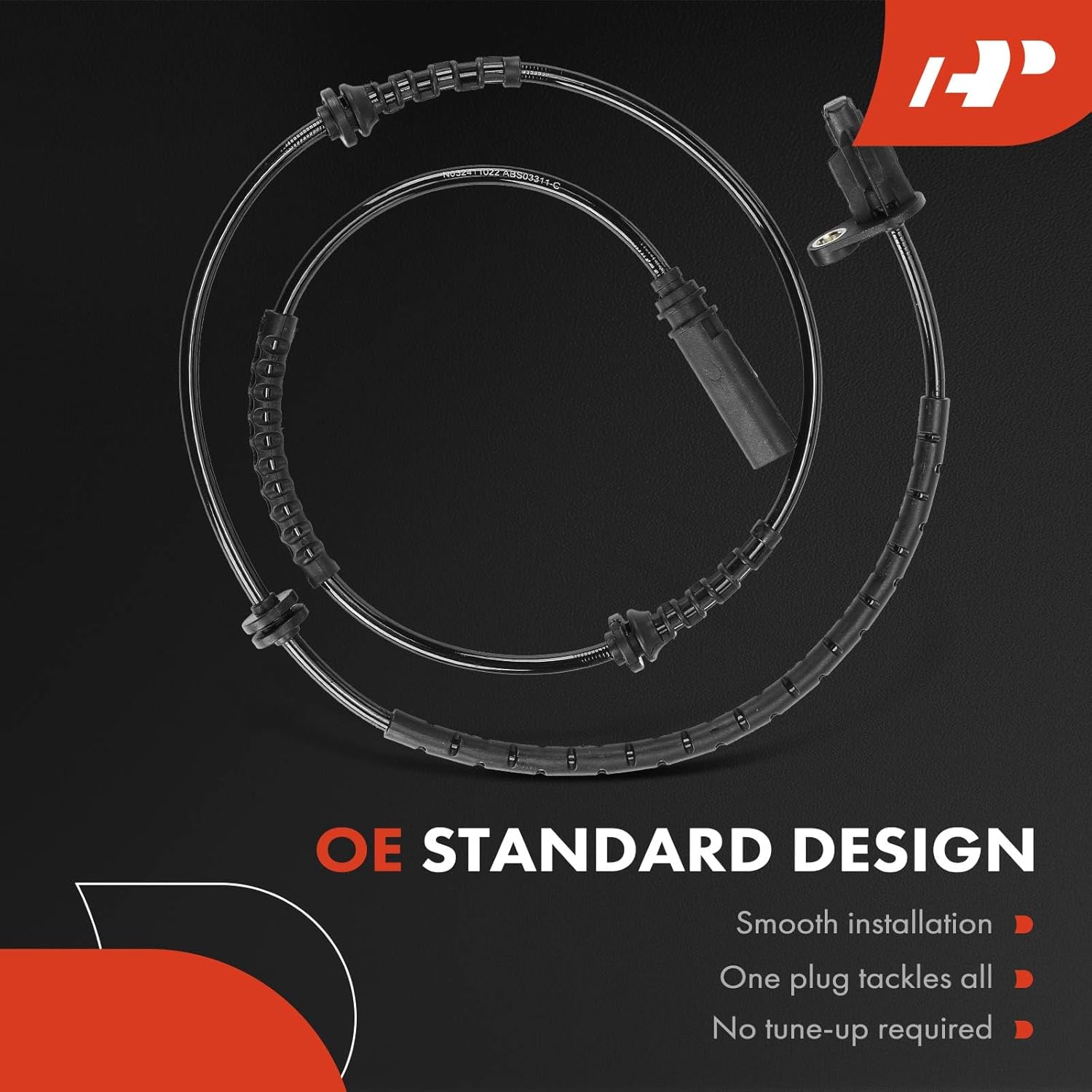 A-Premium 2PC Set Front ABS Wheel Speed Sensors Compatible with BMW 330e/430i/M3/M4 2021-2022, 330i 2019-2022, 330i xDrive 2019-2020, M340i/M340i xDrive 2020-2021