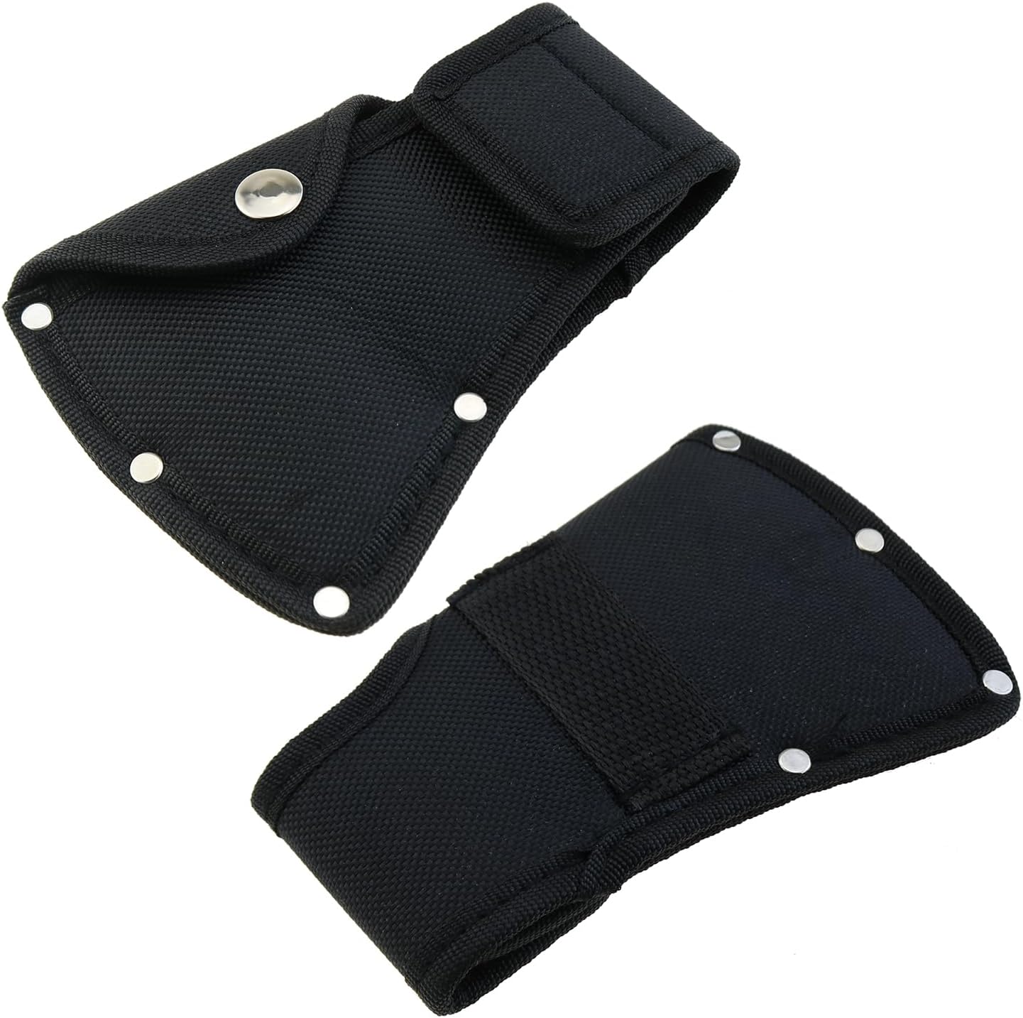 Axe Sheath Black Axe Head Cover for 1.25 lb Axes, Double-Buckle Hatchet Blade Protector Hatchet Guard Hatchet Edge Protector for Outdoor Hiking Work Axe Coat