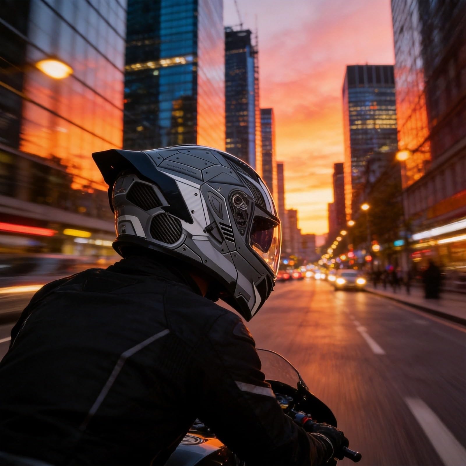 Kask Motocyklowy Integralny ECE 22.06 Retro 3/4 dla Kobiet Mężczyzn Skuter Kask Otwarty z Podwójną Szybą Mikrometryczne Zapięcie 7-Stopniowe Skrzydła Płomienie Różowy Czerwony(1,L(59~60cm))