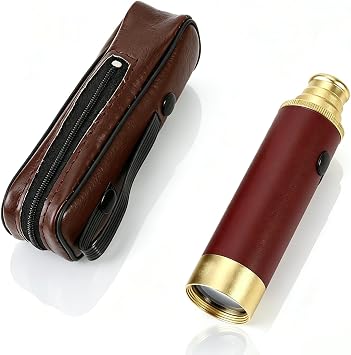 Retro Pirate Telescope, Pirate Monocular Telescope Collapsible Spyglass
