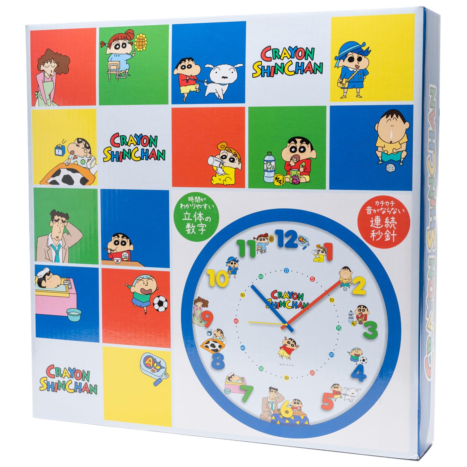 Amazon.co.jp: ティーズファクトリー(T'S Factory) 掛け時計 クレヨン