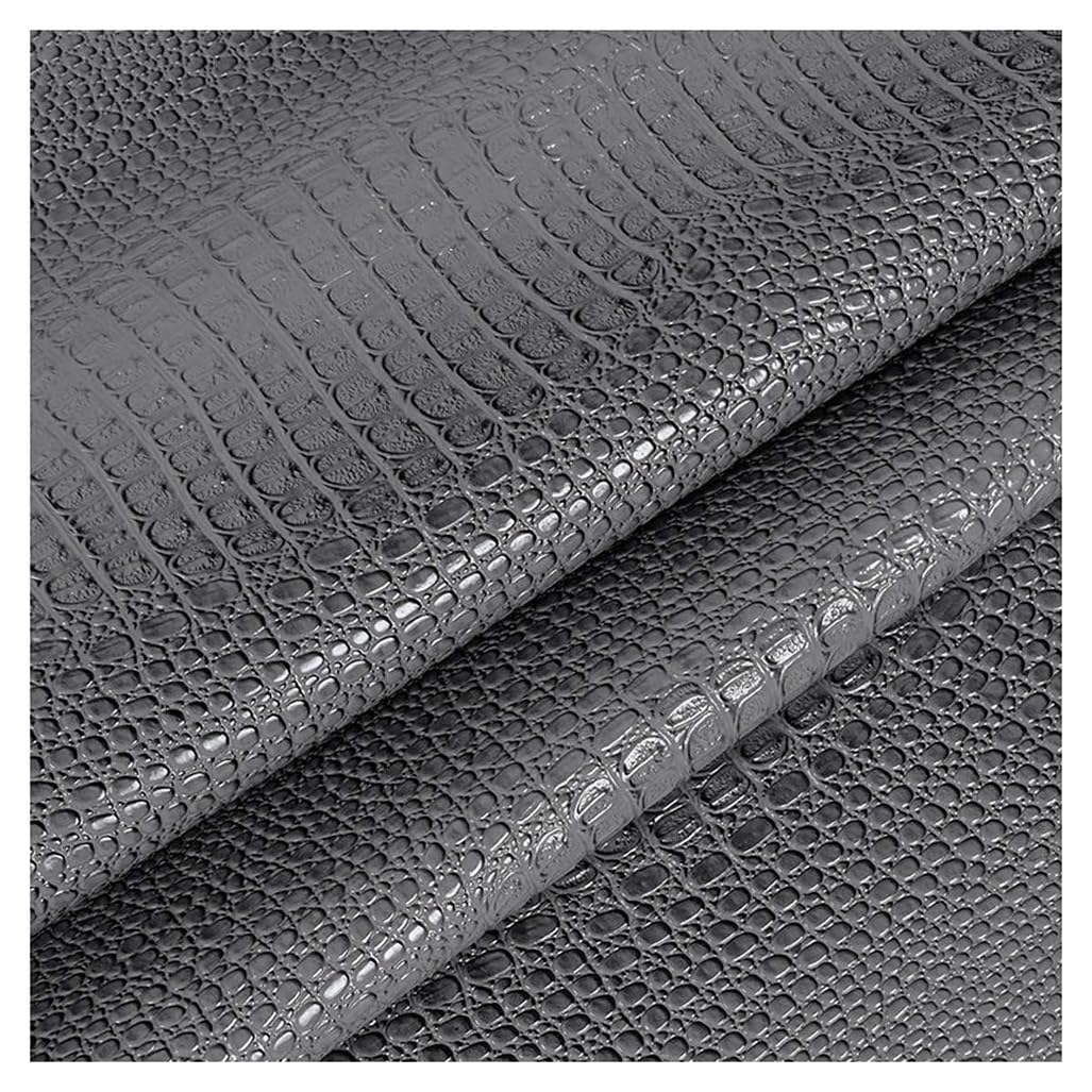 Tissu en similicuir de haute qualité motif crocodile pour assise de canapé