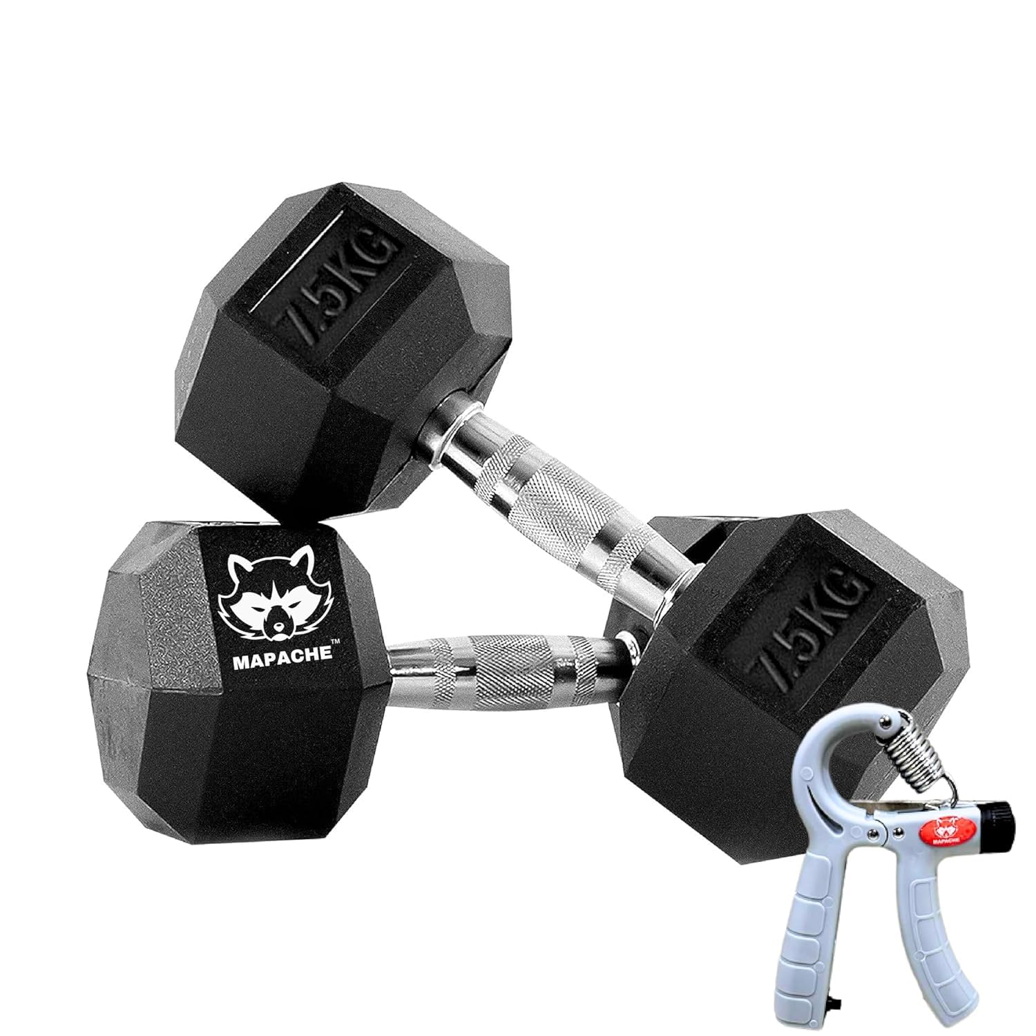See full amazon price history chart for Mapache Dumbbells Set for Home Gym Dumbbells Hexagonal Dumbbells 7.5 Kg x 2 Set With Premium Series Hand Gripper Portable,adjustable & Strengthener for Men (5kg-60kg) Mapache Dumbbells Set for Home Gym Dumbbells Hexagonal Dumbbells 7.5 Kg x 2 Set With Premium Series Hand Gripper Portable,adjustable & Strengthener for Men (5kg-60kg) (B0D5ZMT5FL) Amazon Price History, Amazon Price Tracker