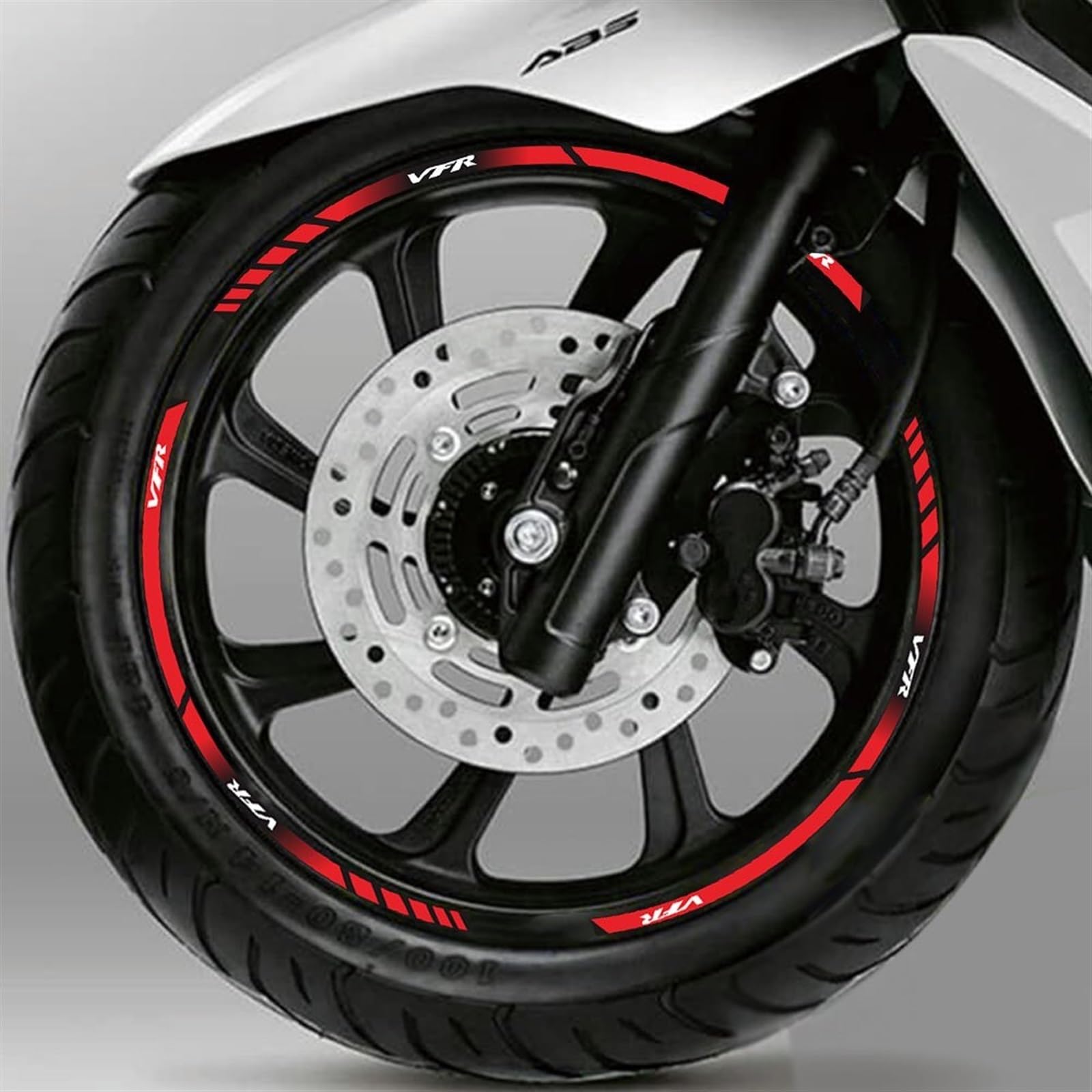 ZAPORA Trottinette Autocollant Réfléchissant De Bande De Jante De Roue De Moto, Ensemble Complet D'autocollants Et pour Y&amaha Tracer 9 900 7 GT 9gt Autocollant Bord(Color5)