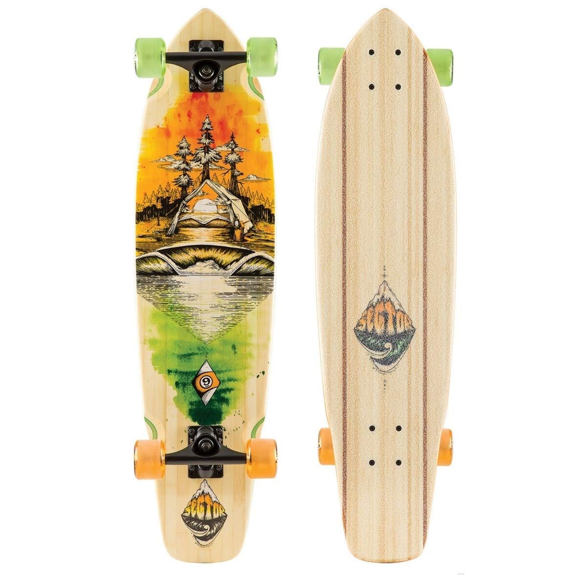 Amazon.com : Sector 9 Mens Odyssey Fort Point Complete Skateboard