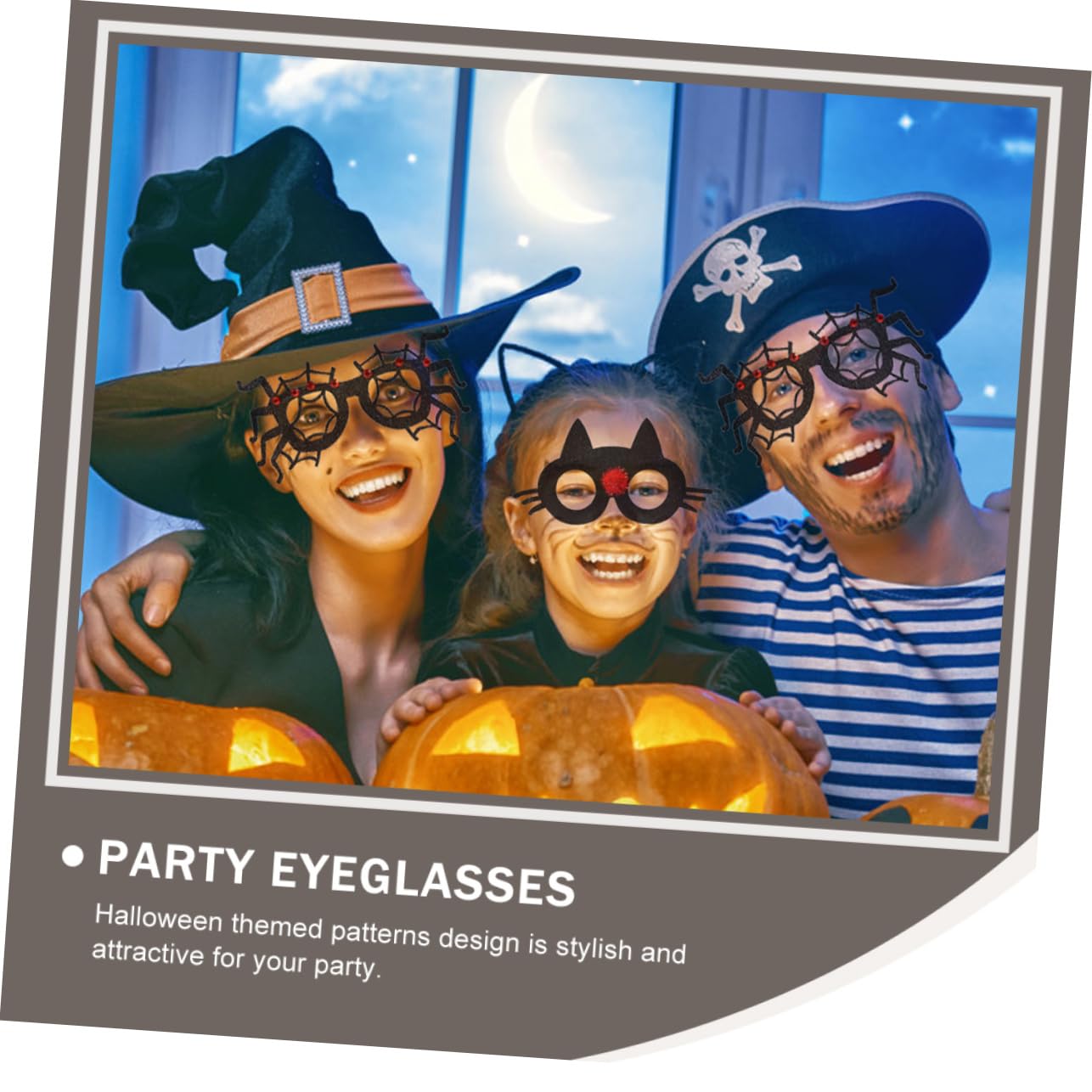 SOIMISS 28piezas Gafas Divertidas De Halloween Accesorios y Cómodos Aleatorios