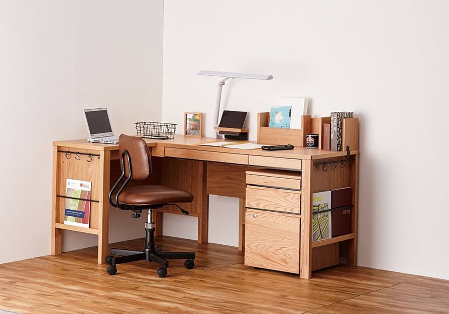 C*r様 イトーキ デスク ウットフォーク 天然木 ウットフォーク アウトレット価格 収納 ラック 天然木 ナラ材