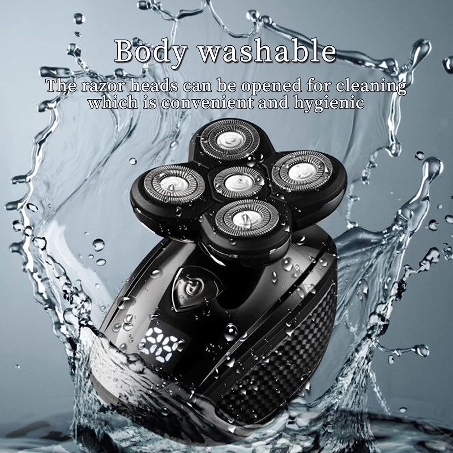 Electric Shaver Multifunctional Grooming kit Electric Shaver Wet Dry for Men Electric Razor Rechargeable Bald Head Shaving Machine Beard Trimmer Trimmer