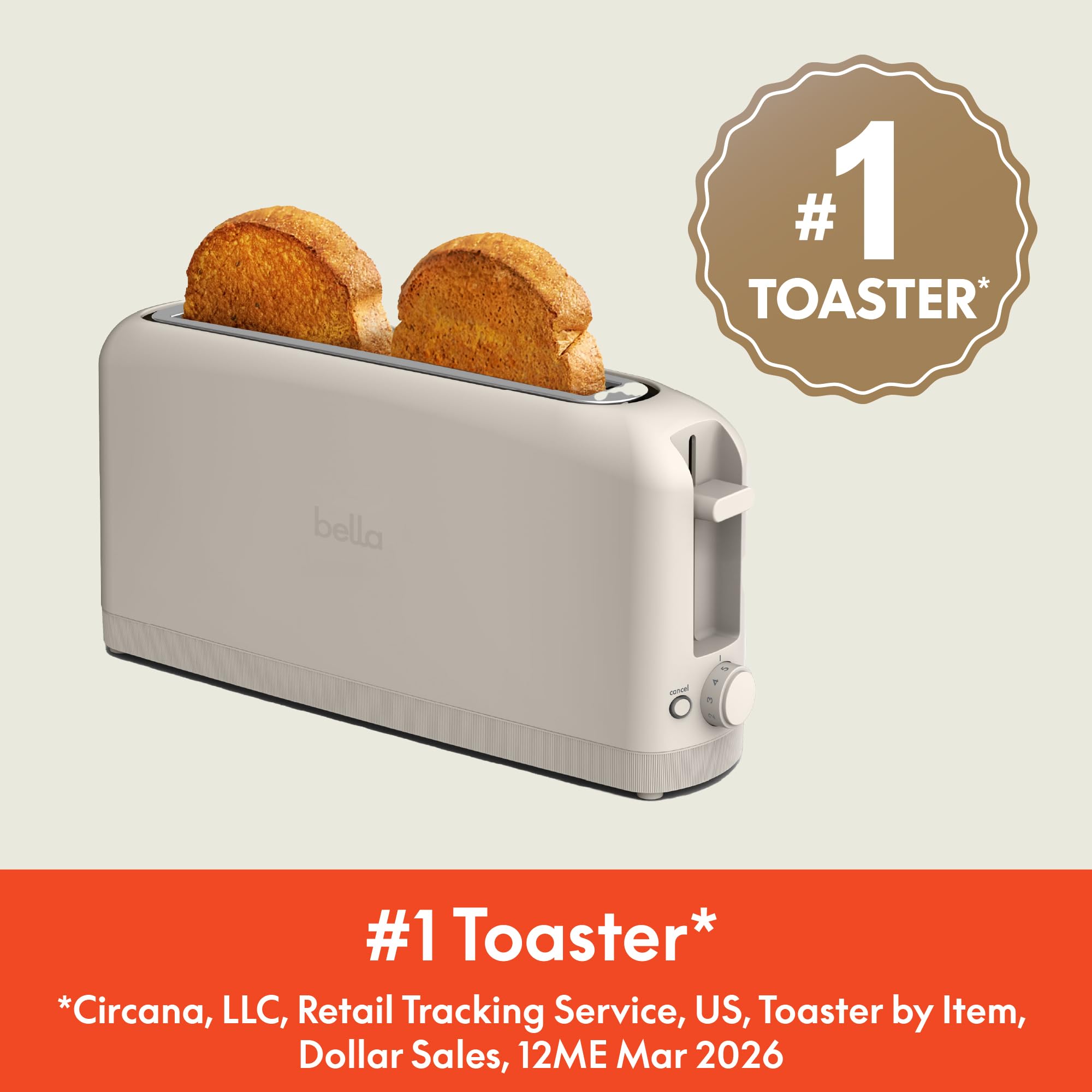 2-Slice Slim Toaster F583