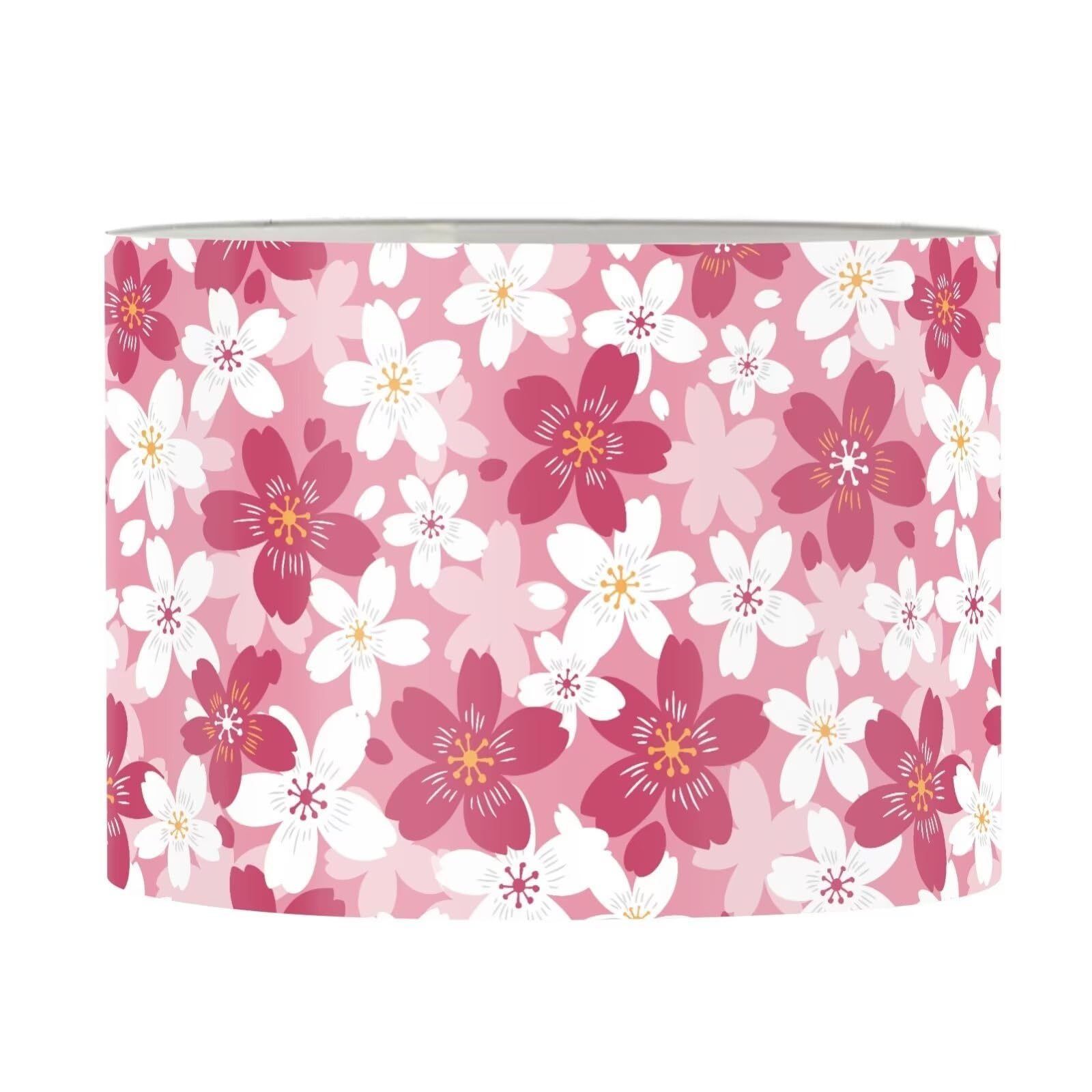 FANCOSAN Pink Floral Well Constructed Lamp Shade for Home Decor Lampshade Cover for Pendant Floor Light L — image 1