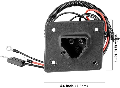 Miniatura 2 de Roykaw EZGO RXV TXT Cargador Receptáculo 48V carrito de golf Delta Q Cargador OEM #602529