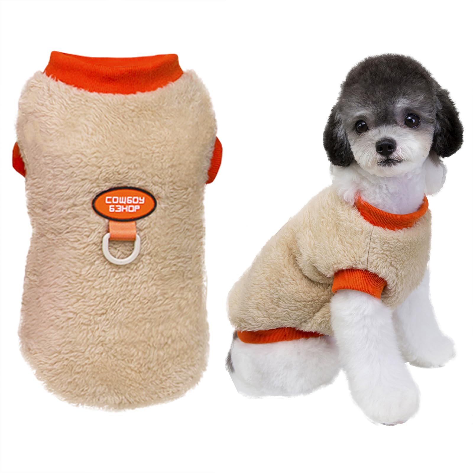 Pull pour chien contre le froid avec attache laisse dos - 8