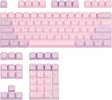 ラズベリーセット Amazon | Happy Balls PBT キーキャップ バックライト付き
