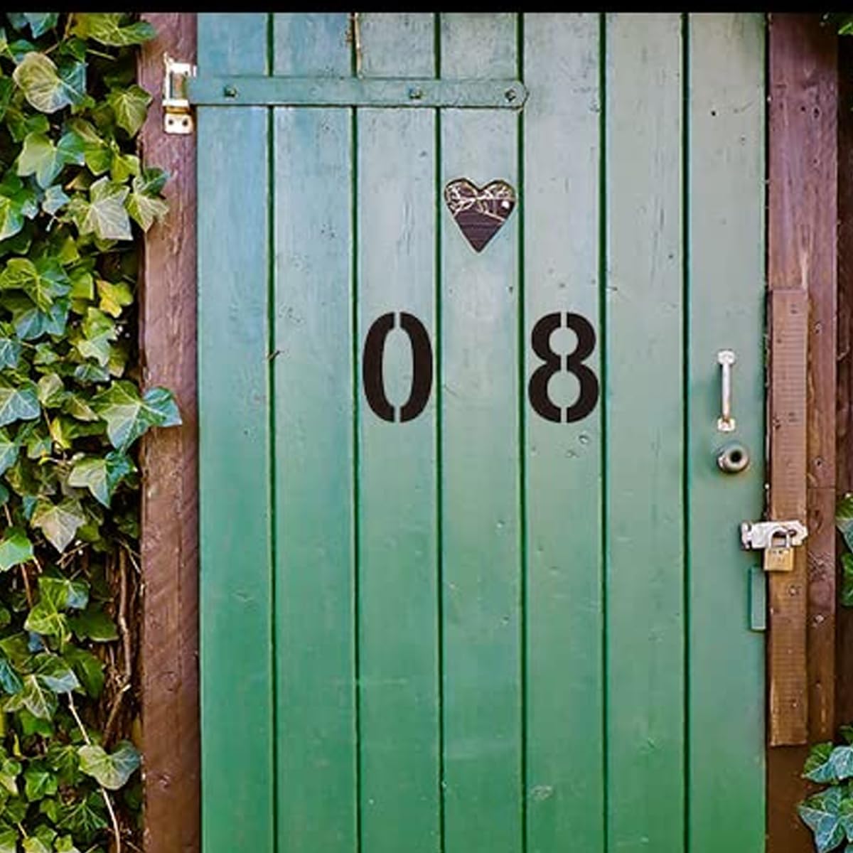 10 Stencil Con Numeri Grandi, Lunghezza 20 Cm, Per La Marcatura Del Parcheggio, Riutilizzabili Civici (0-9)