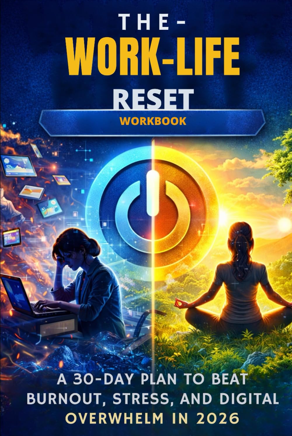The Work-Life Reset Workbook: A 30-Day Plan to Beat Burnout, Stress, and Digital Overwhelm in 2026