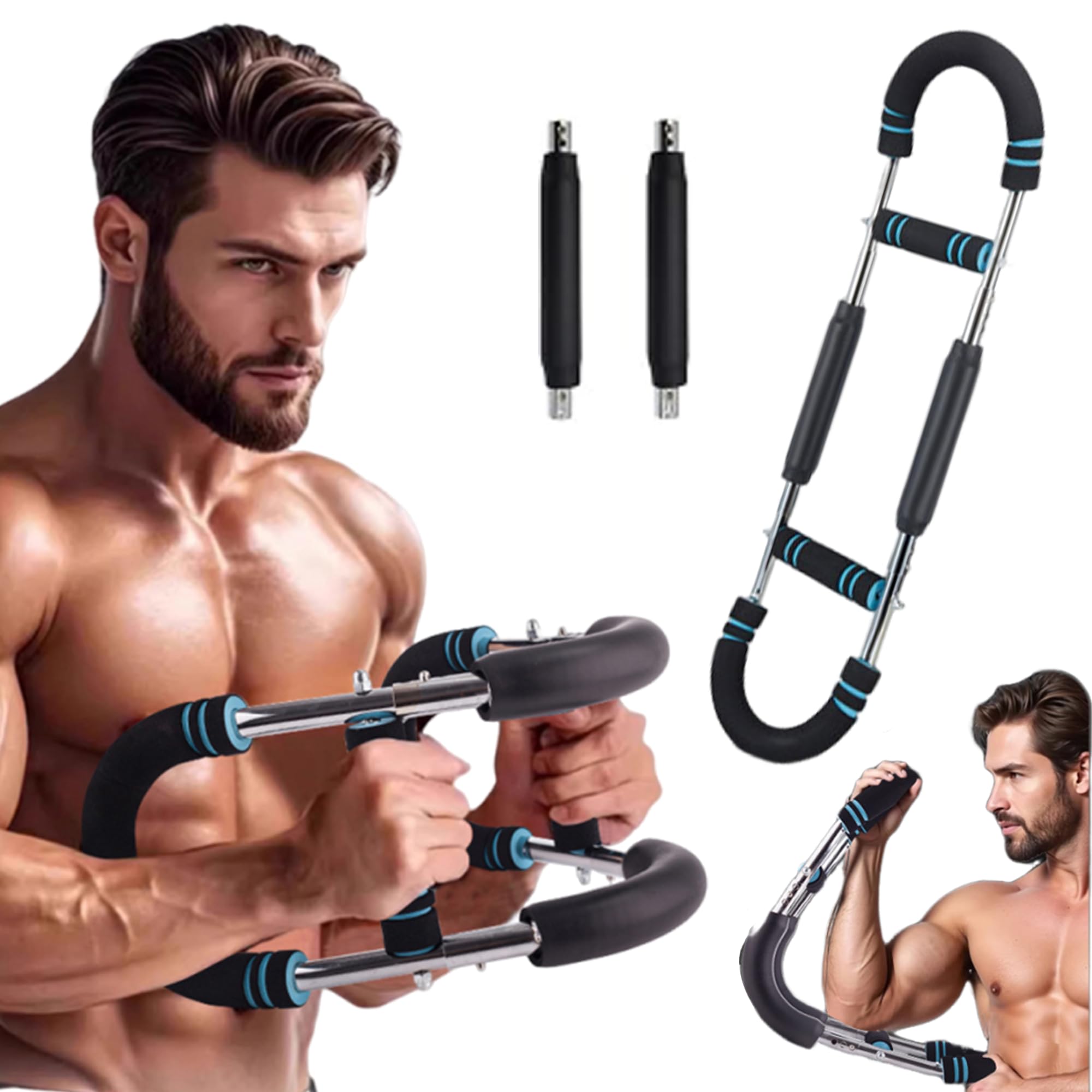 Espansore Pettorali Multifunzione Con Molle E Resistenze - Attrezzo Fitness Per Petto E Braccia
