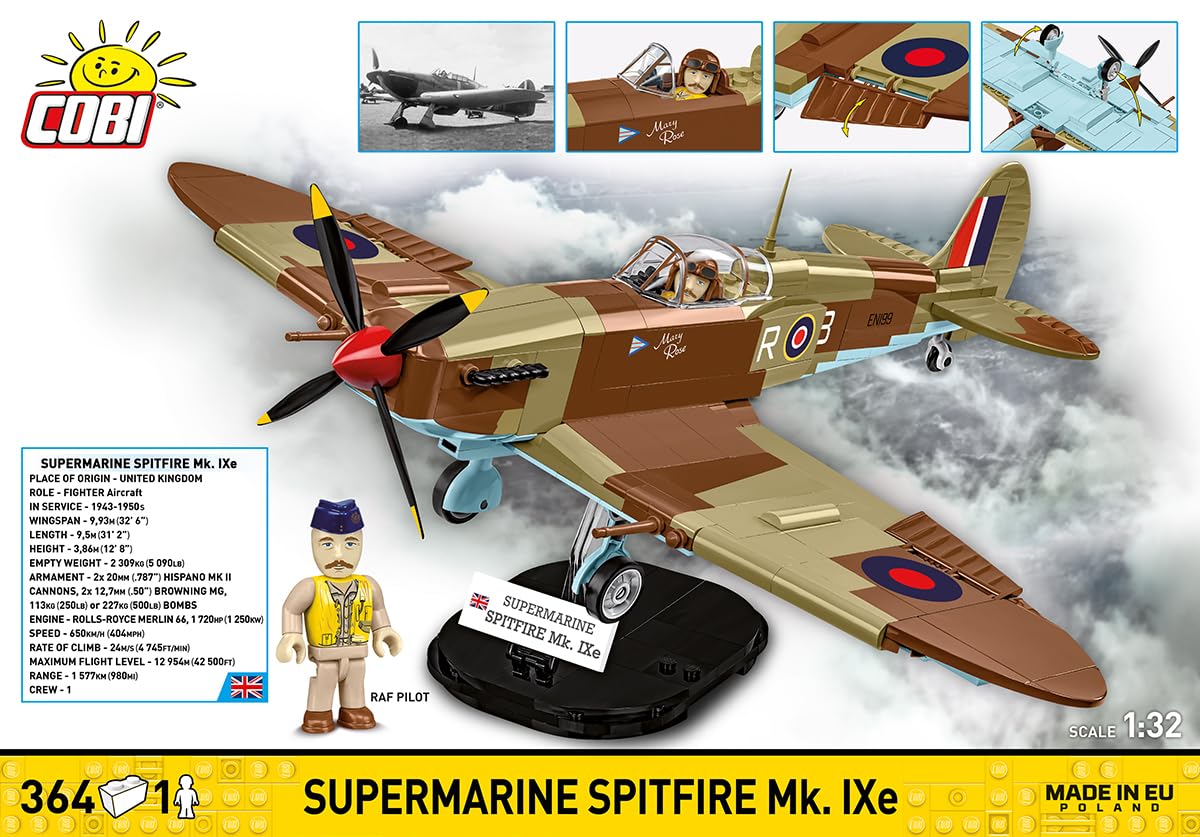 Supermarine Spitfire MK IXe : Amazon.fr: Jeux et Jouets