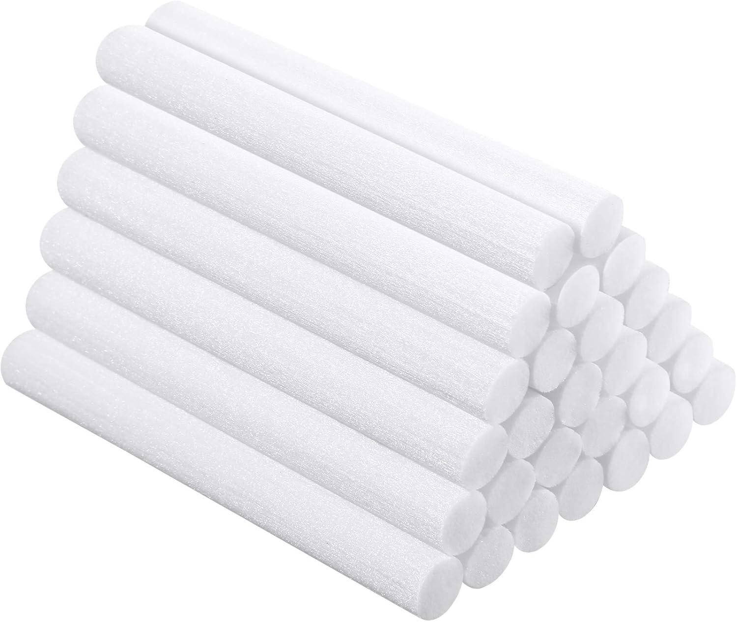 60 Pieces 2.75 X 0.31 Inch Car Diffuser Sponges Refill Sticks Humidifier Filter Replacement Wick Absorbent Sponge Sticks for Mini Car Office Bedroom Humidifier Ultrasonic Aroma Diffuser -