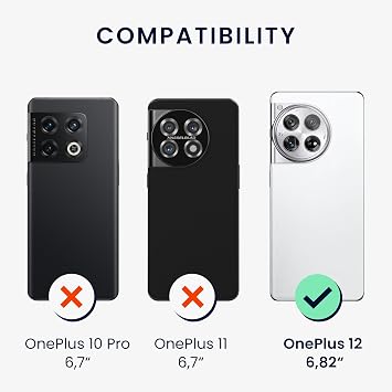 kwmobile Case Compatible with OnePlus 12 - Clear Case Soft Slim Flexible Protective TPU Phone Cover - Transparent