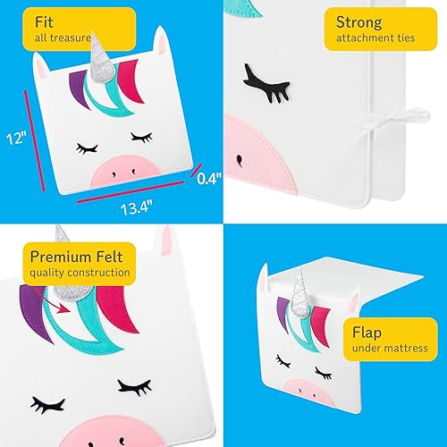 Miniatura 7 de PIKL Unicornio para mesita de noche, decoración de habitación de unicornio para dormitorio de niñas, habitación de niños, regalos de unicornios para