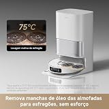 DREAME L40 Ultra AE Robô Aspirador e Mopa, Sucção 19.000Pa, Caixa de Poeira Autoesvaziável, Mopa Flexível com Lavagem Automática 75°C, Amigo dos Pets, App/Voz(Alexa/Google/Siri), 127v — imagem 6