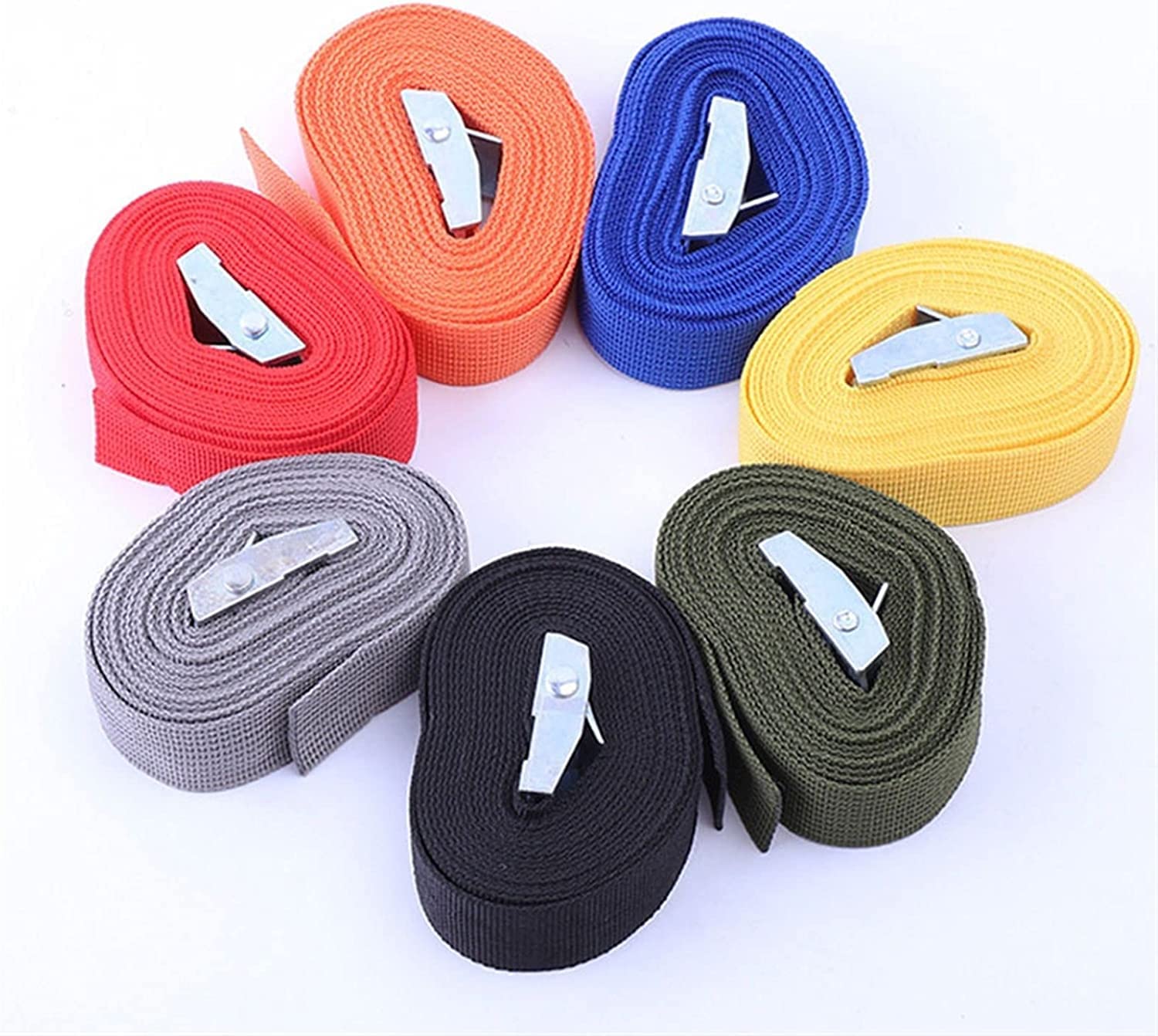 Pasy mocujące. Ratchet Tie Down Lashing Straps, 25 mm x 5 m, Multicolor