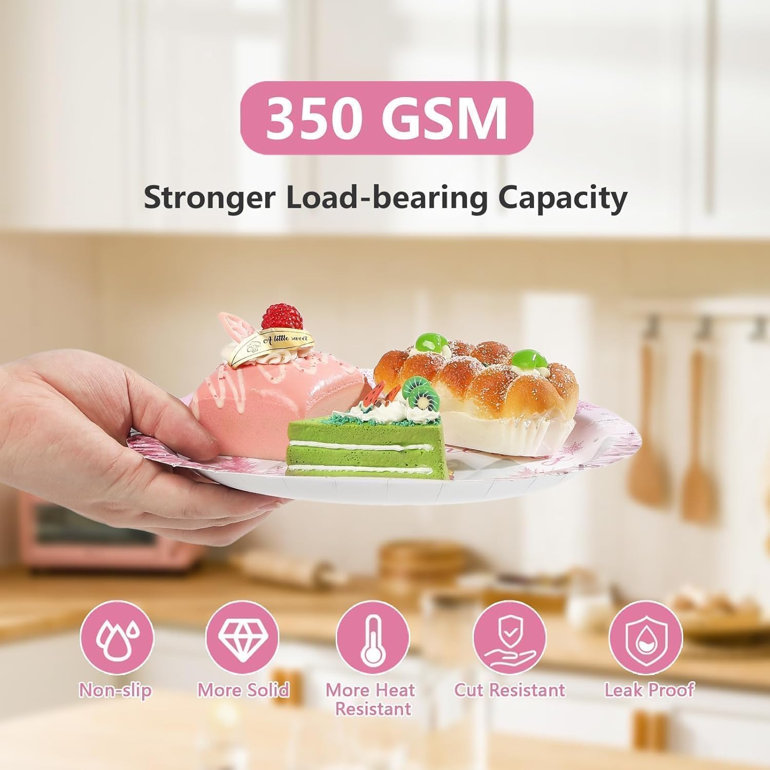 200Pcs Pink Winter Little Snowflake Baby Shower Decorations A Little Snowflake Is on the Way Plates and Napkins Baby lts Cold Tableware Set for Winter girl Baby Shower Gender Reveal Supplies Serves 50