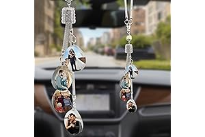 Personalized Photo Crystal Car Pendant Droplet
