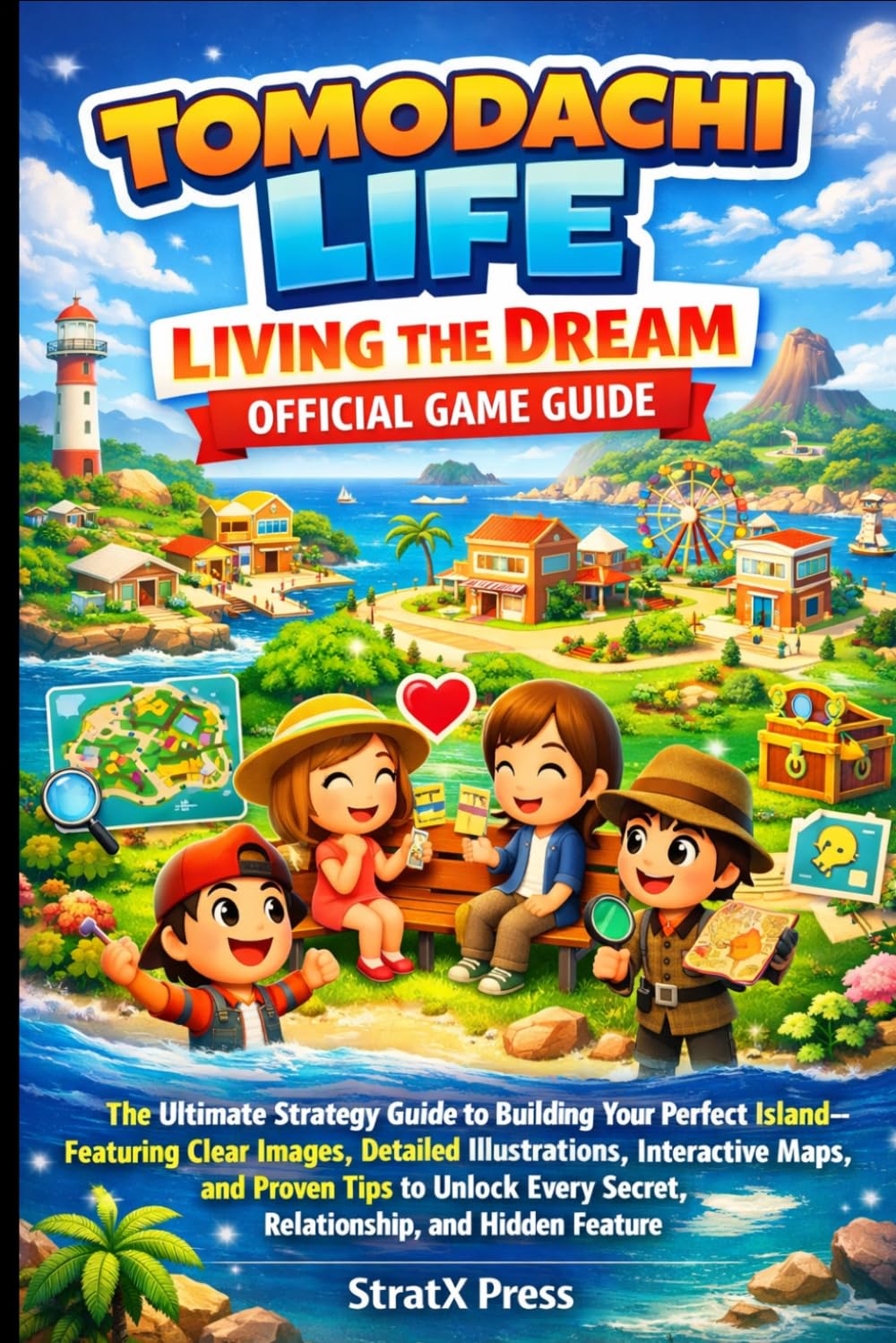 TOMODACHI LIFE: LIVING THE DREAM OFFICIAL GAME GUIDE: The Ultimate Strategy Guide to Building Your Perfect Island—Featuring Clear Images, Detailed ... Secret, Relationship, and Hidden Feature