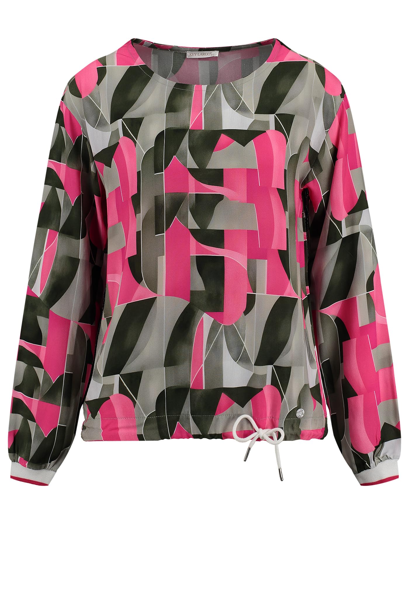 KEY LARGO Damen Wb Illustration Round T-Shirt