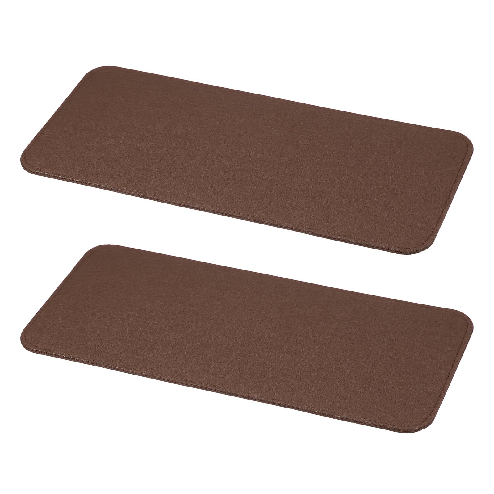 Feutre pour sac à main, protection fond de sac ovale marron 38,1x17,8 cm, lot de 2 pour sac à dos
