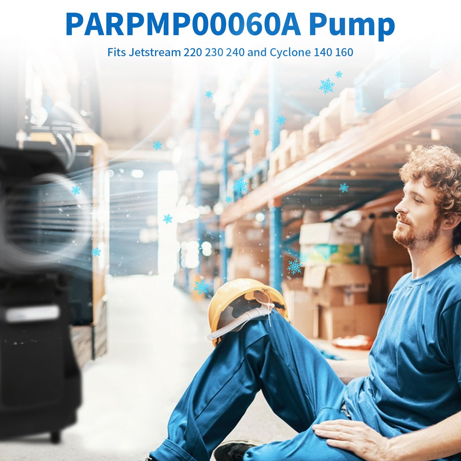 PARPMP00060A Bomba para enfriadores evaporativos portátiles Cyclone 140 y 160 y Jetstream 220 y 230 3