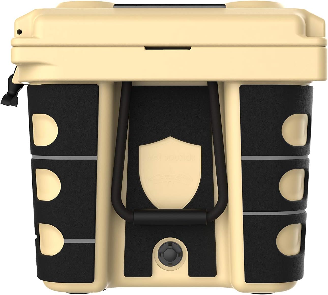 Wet Sounds Stealth SHIVR-55-TAN Tan High Output Audio Cooler Speaker System + Full Gator Step Kit - Black Over Gray - Image 6