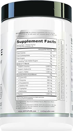 Vista 2 de Cutler Nutrition Genere EAA y BCAA en polvo: el mejor suplemento de aminoácidos de cadena ramificada con aminoácidos esenciales, 0.18 oz de BCAA