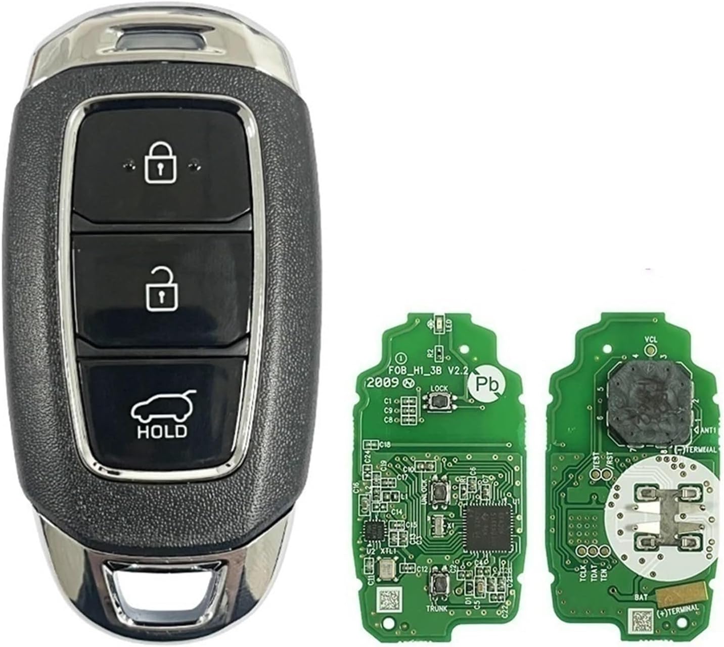 CN020213 PCB 3 Smart Key Fob Keyless Control 8A Chip 433MHz FCC 95440-G3100 Compatible with Hyundai I30 2018