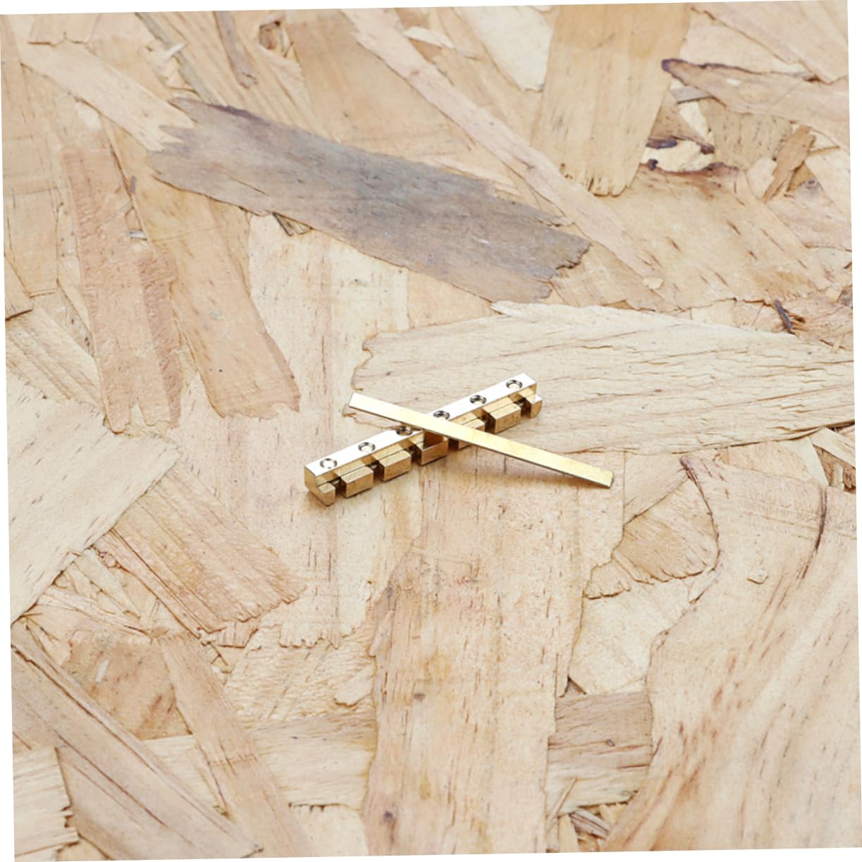 Garneck Guitar Nut Saddle Bridge Part Acoustic Guitar Accessory Metal Material Comfortable Pad for Settings