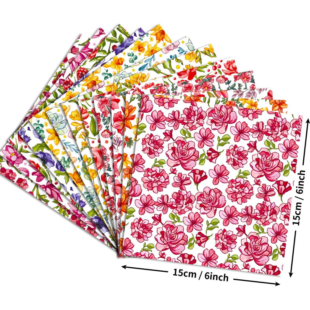 180 Fogli Carta Scrapbooking Vintage Gotico - Stile Shadow Chapter Con Disegni Floreali E Magici - Set Con Nastro Adesivo - 3