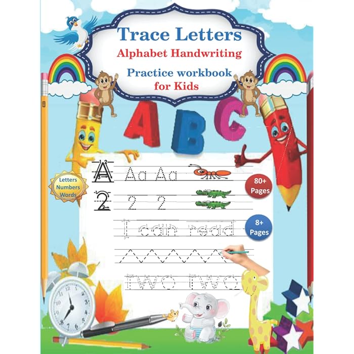 Buy Trace Letters Alphabet Handwriting Practice workbook for kids Age