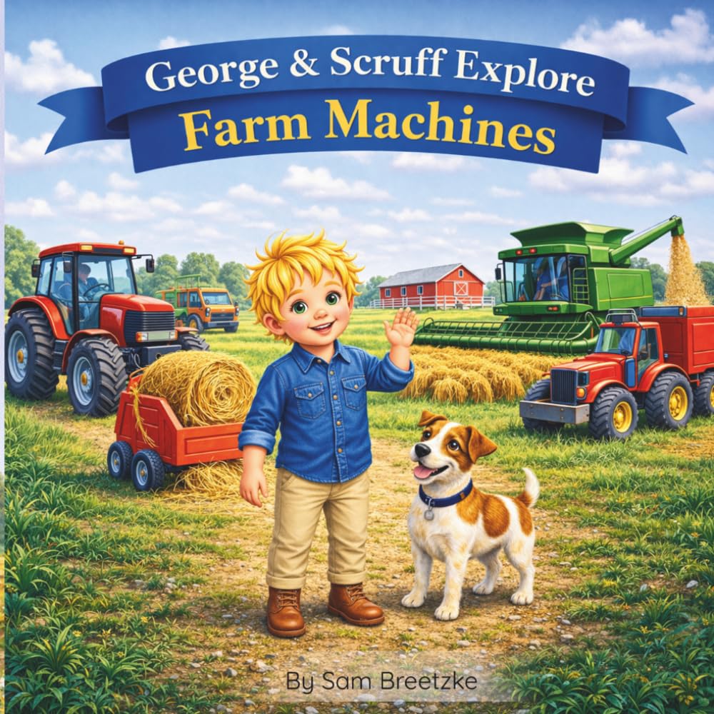 George & Scruff Explore Farm Machines