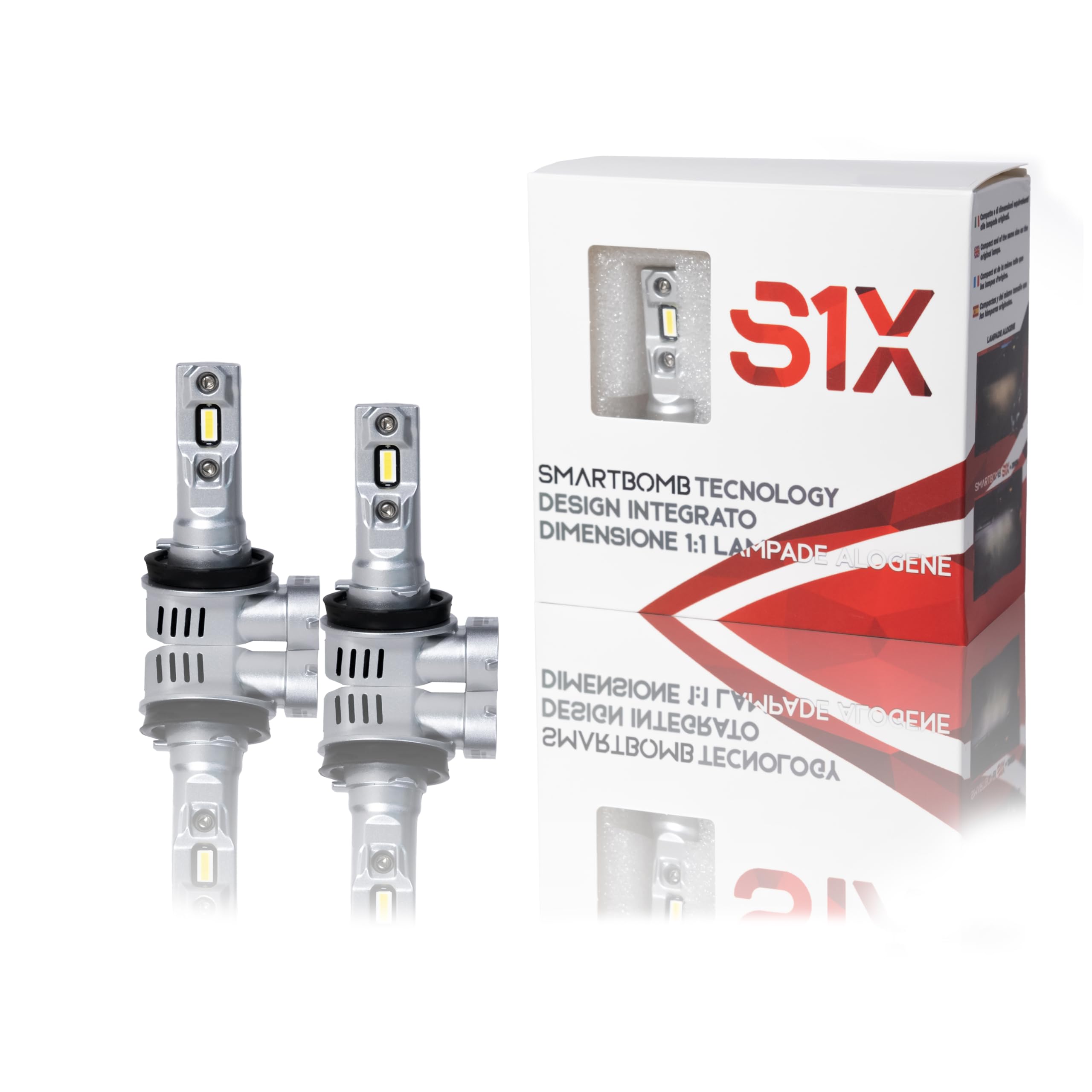 Lampy LED H11 H13 Mini 8000lm 55w 6000k Canbus SAMOCHÓD MOTOCYKL