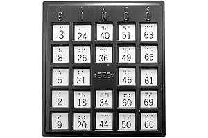 Maxiaids Braille Plastic Bingo Board