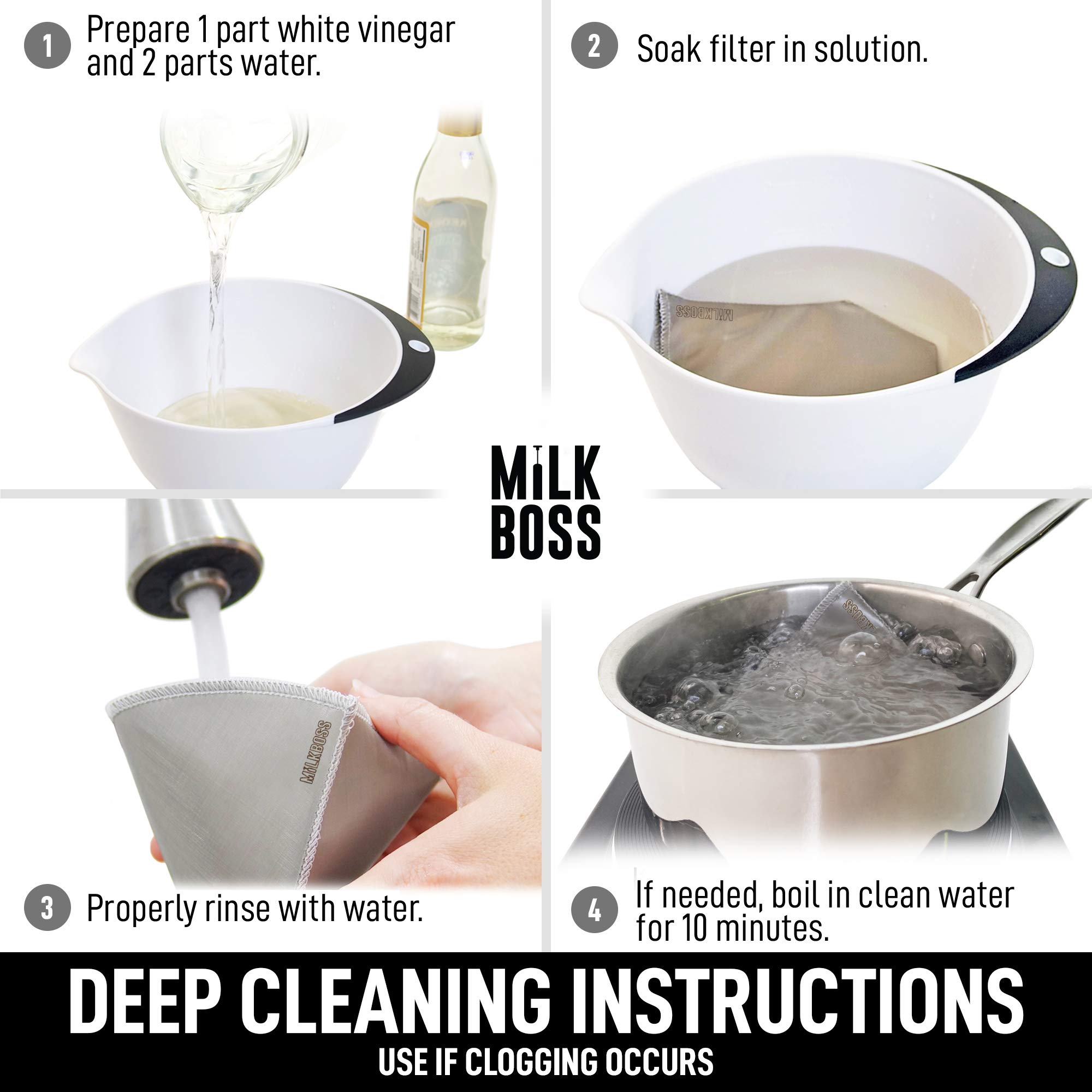 Milk Boss Pour Over Kaffeefilter – Permanent papierloser Edelstahl wiederverwendbarer Kaffeefilter – Flexibler feiner NetzKaffeefilter wiederverwendbar für Hario, Chemex, Ovalware und andere